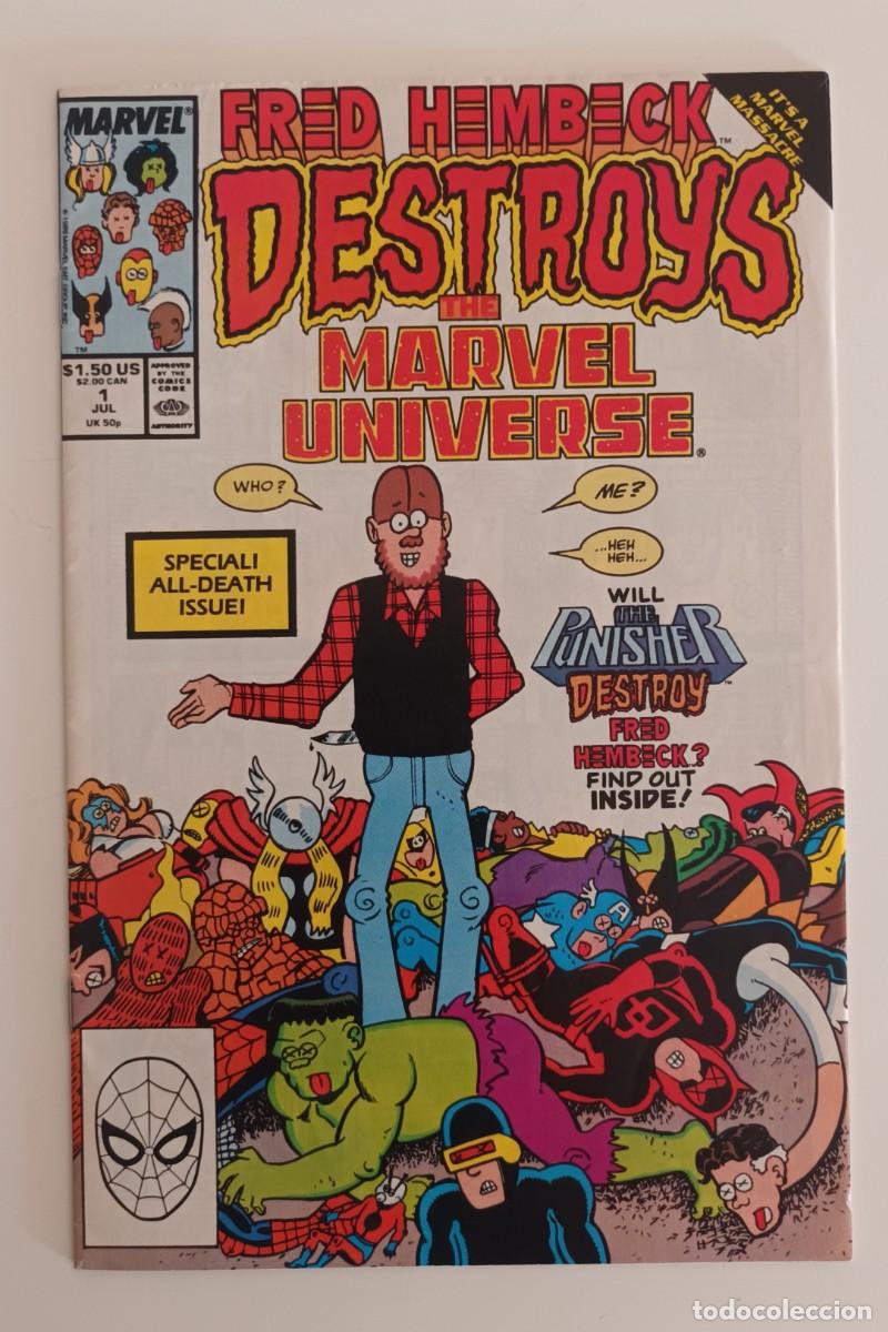 C&oacute;mics: Fred Hembeck destroys the Marvel Universe. Original Usa