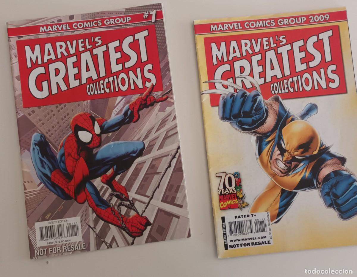 C&oacute;mics: Marvel's Greatest Collection, 2 n&uacute;meros, original Usa