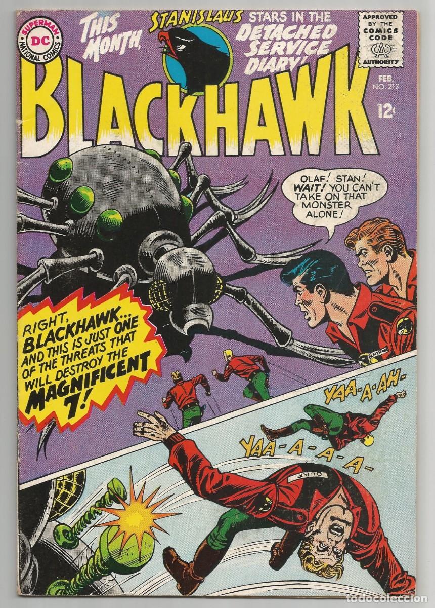 C&oacute;mics: BLACKHAWK #217 FN(6.0), DC COMICS 1966