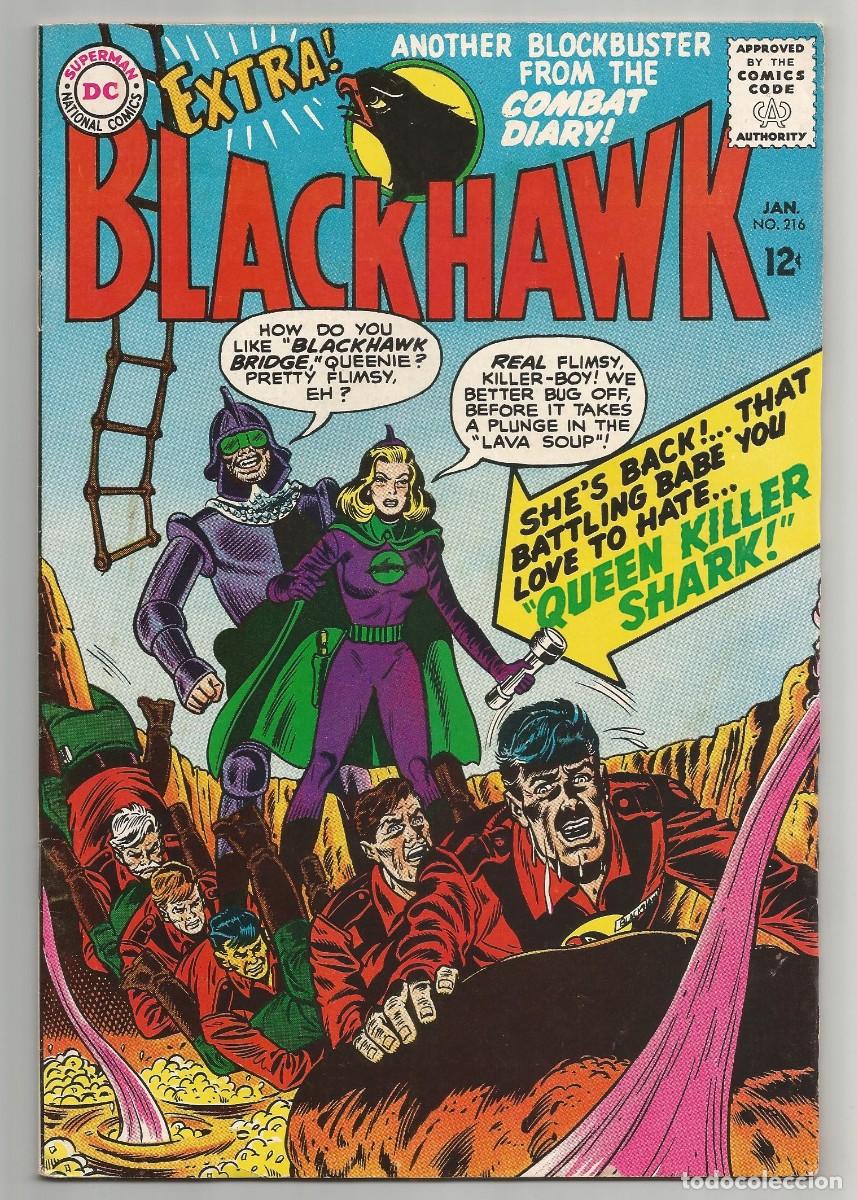 C&oacute;mics: BLACKHAWK #216 FN/VF(7.0), DC COMICS 1966