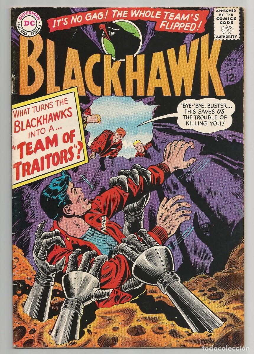 C&oacute;mics: BLACKHAWK #214 FN/VF(7.0), DC COMICS 1965