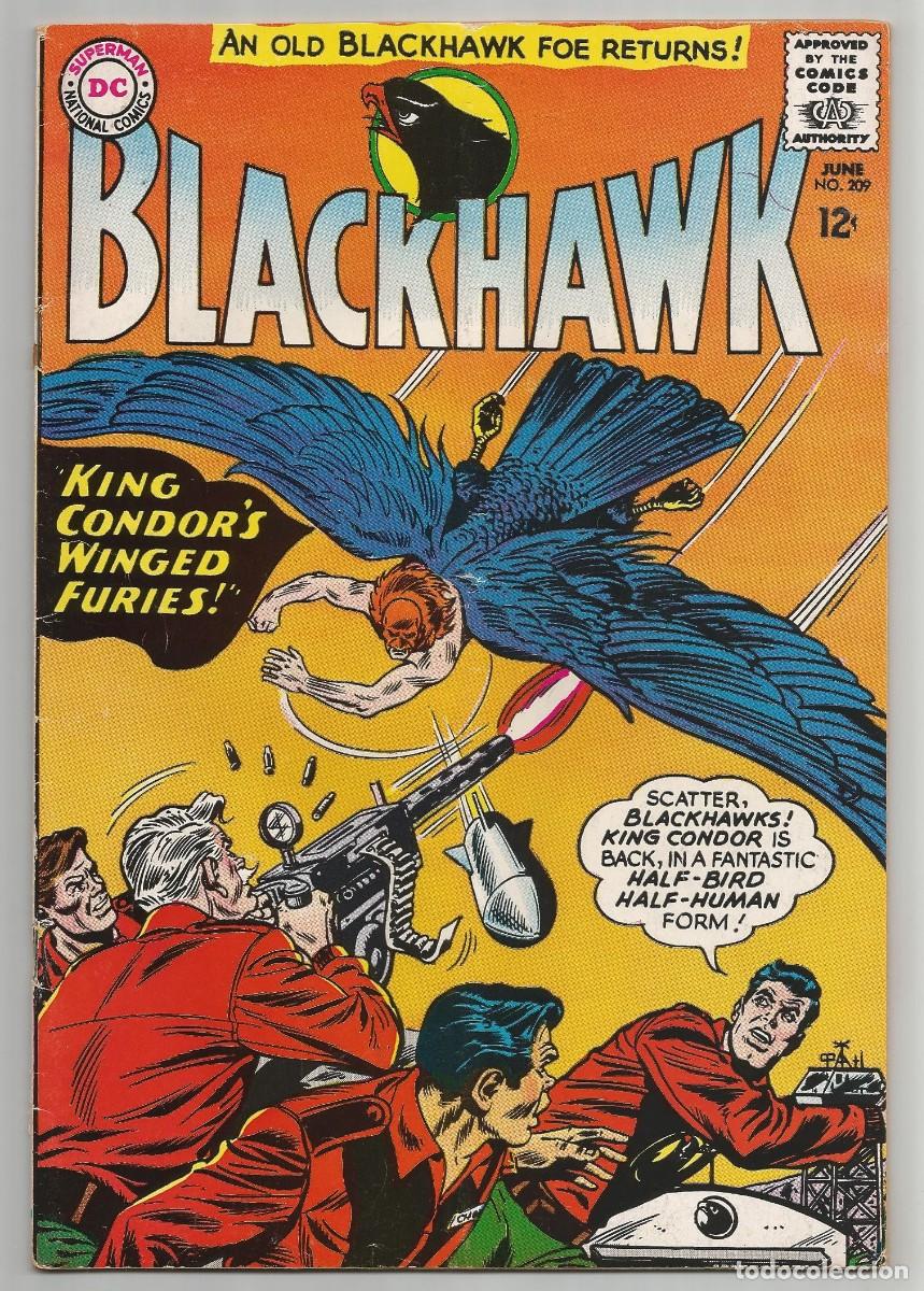 C&oacute;mics: BLACKHAWK #209 FN+(6.5), DC COMICS 1965