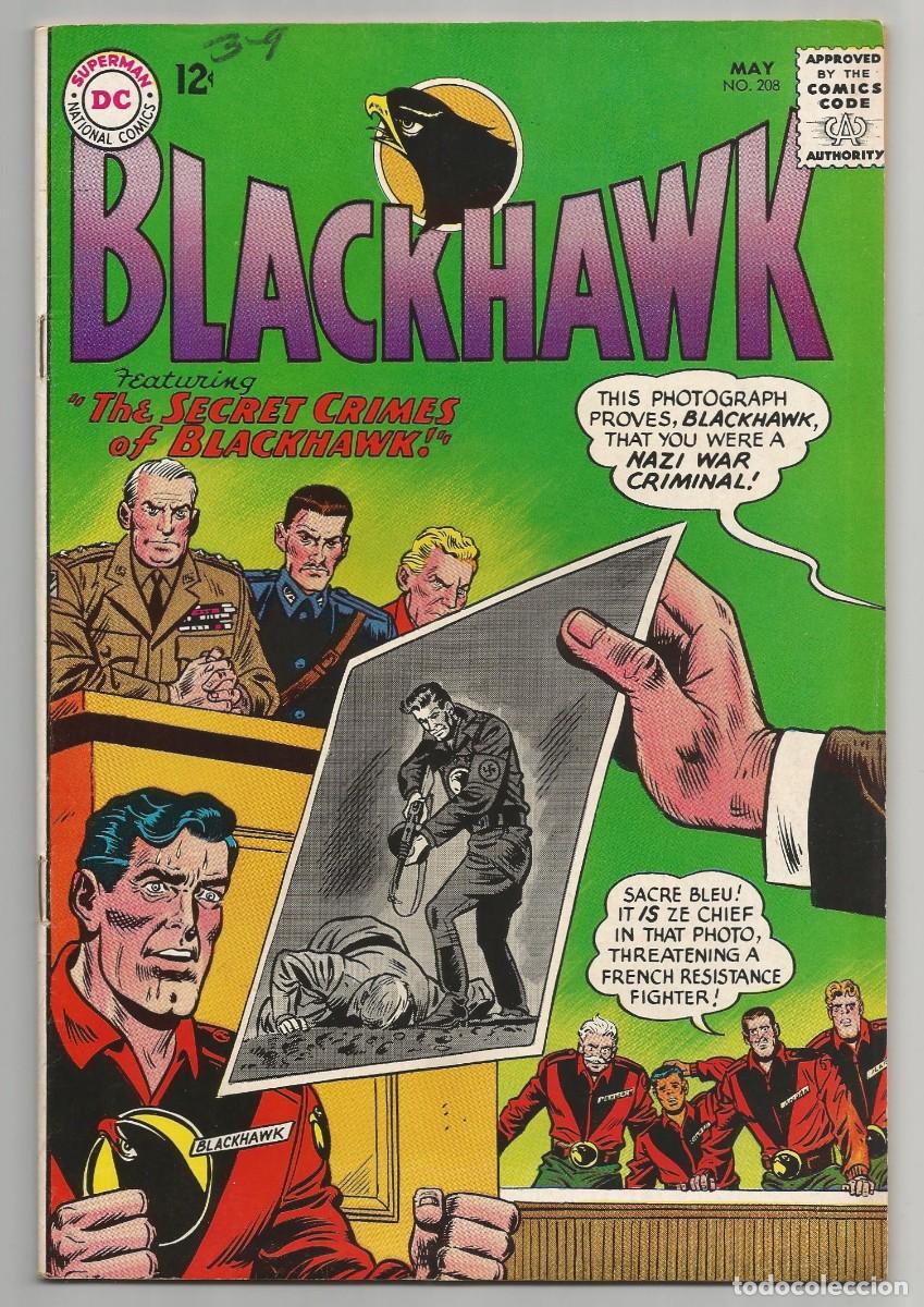 C&oacute;mics: BLACKHAWK #208 FN/VF(7.0), DC COMICS 1965