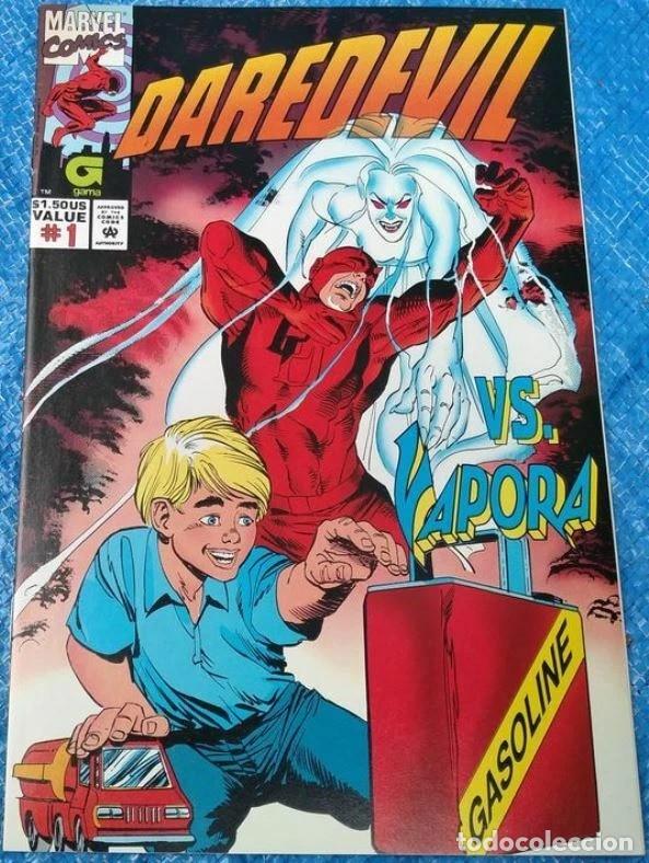 C&oacute;mics: Marvel Comics Daredevil Vs. Vapora 1 Shot Issue 1996 The Fume Of Doom Safe Kids. INEDITO EN ESPA&Ntilde;A.