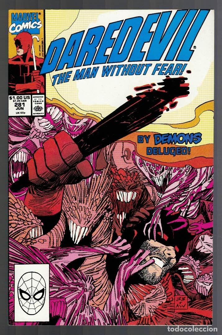 C&oacute;mics: DAREDEVIL #281,282,283,284,285,286,287,288,289,290 (NM) lote de 10 MARVEL COMICS 1990