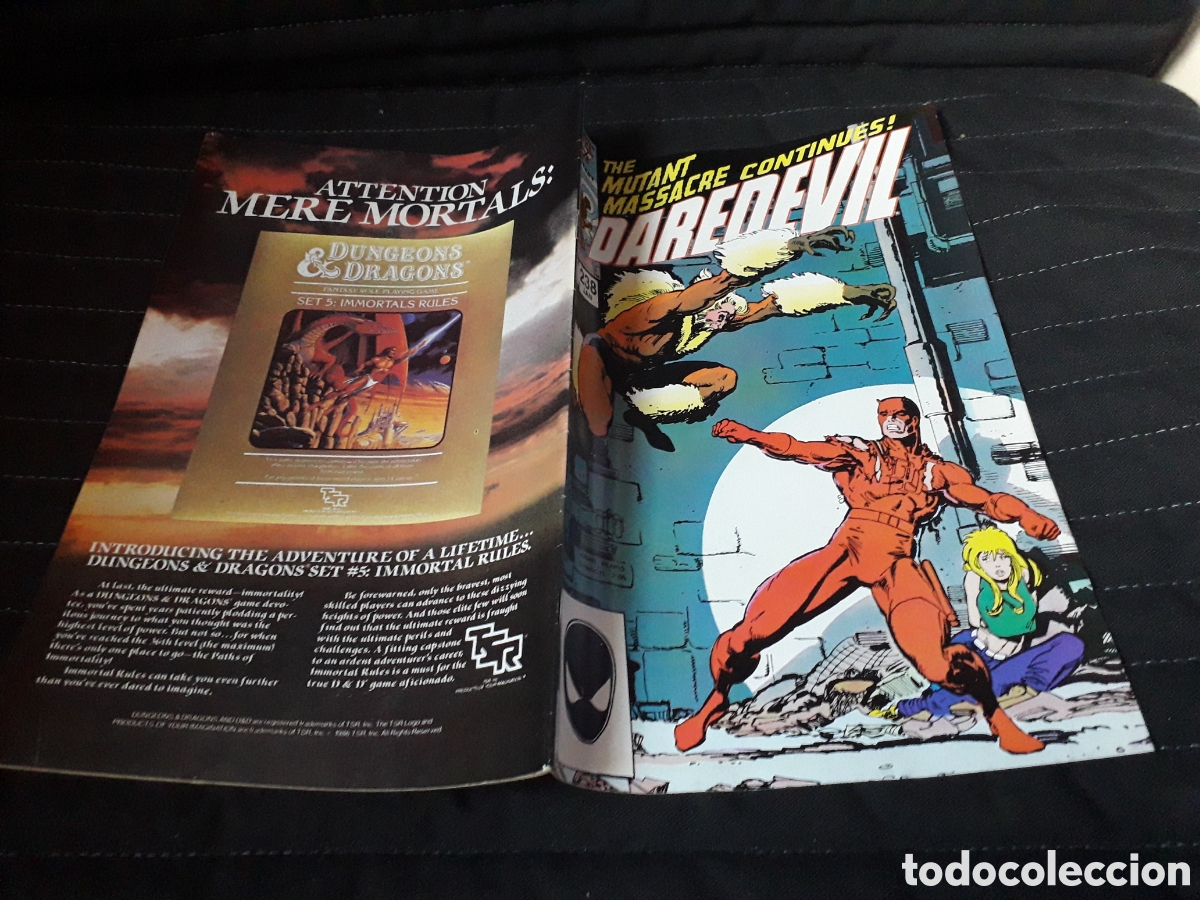 C&oacute;mics: DAREDEVIL # 238. VS SABRETOOTH. ORIGINAL USA - Foto 2