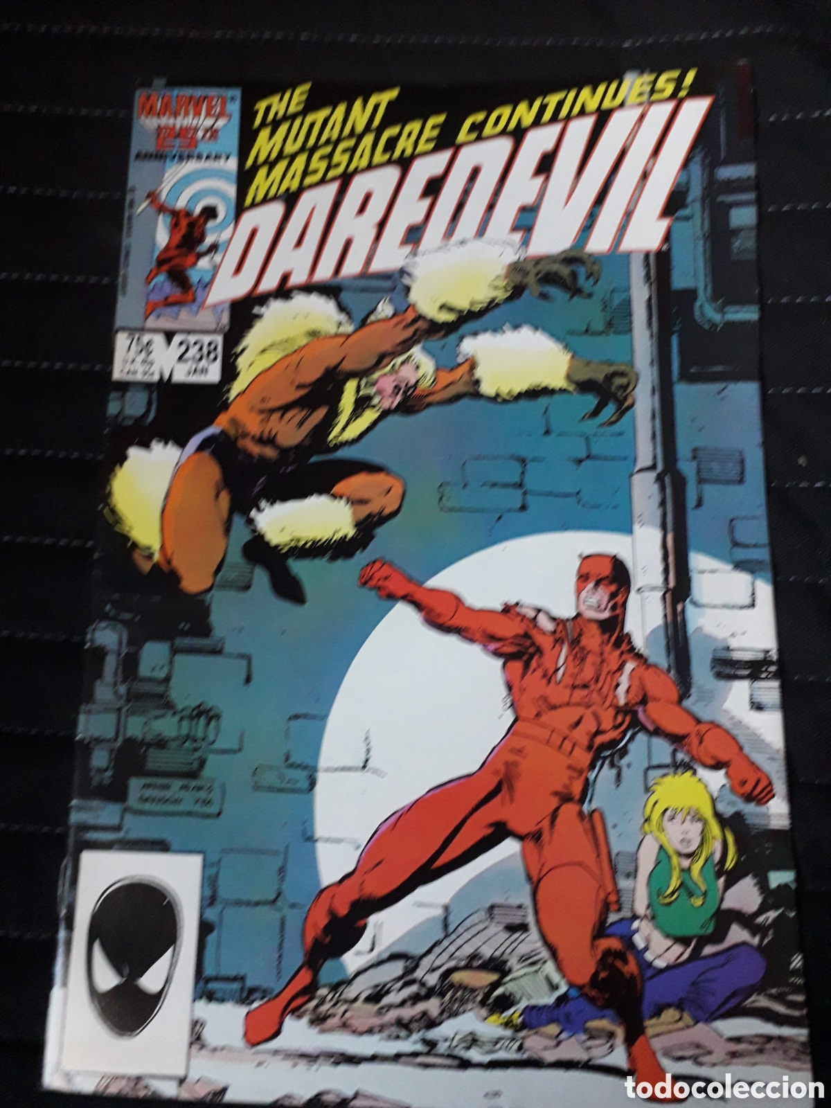 C&oacute;mics: DAREDEVIL # 238. SABRETOOTH. ORIGINAL USA