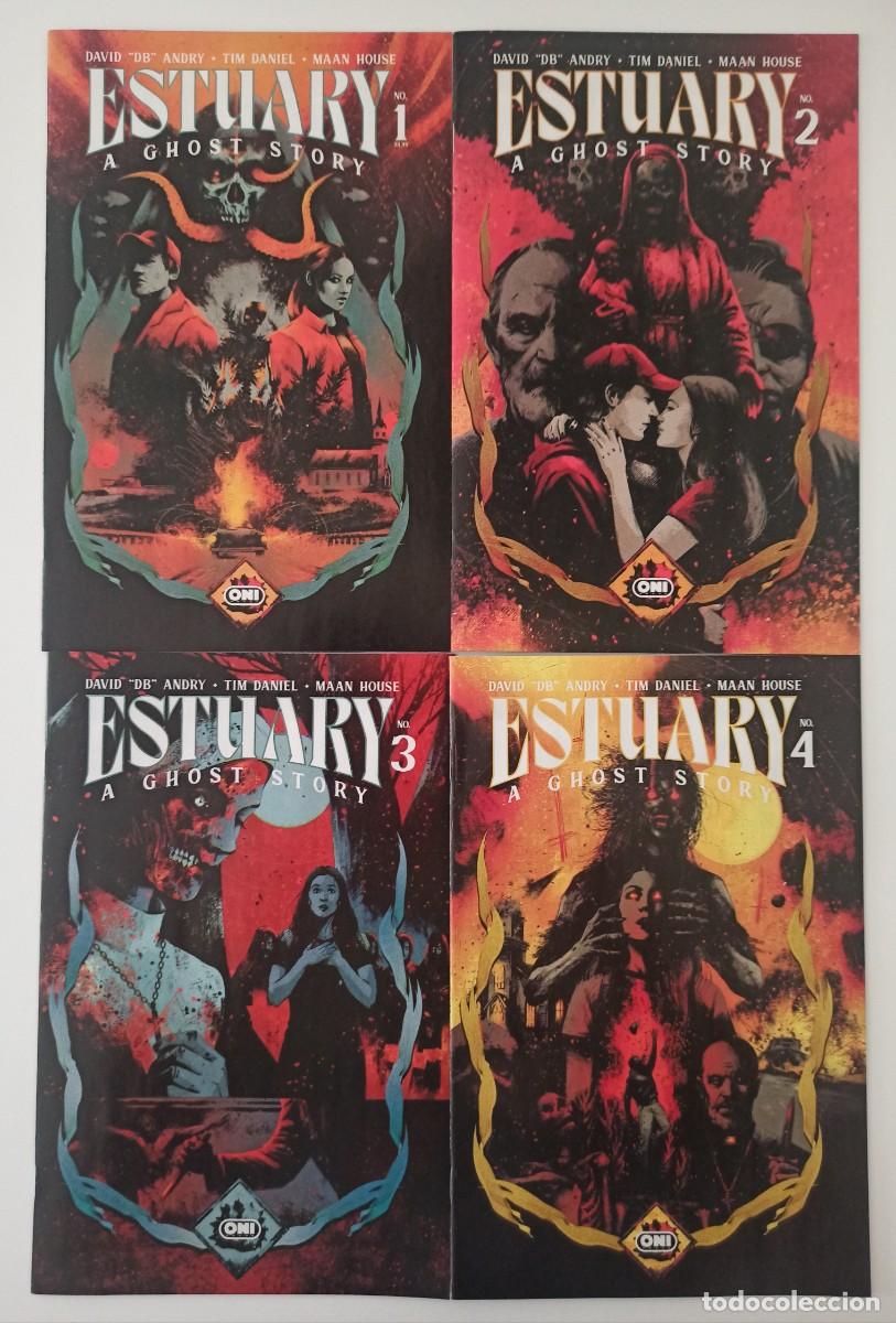 C&oacute;mics: COMPLETA - ESTUARY # 1 al 4 (Oni Press,2026) - TIM DANIEL - MAAN HOUSE