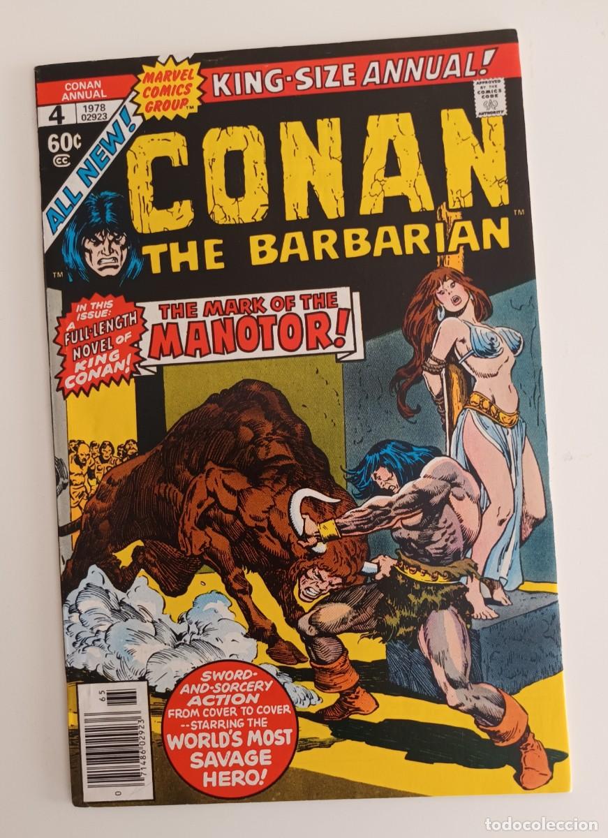 C&oacute;mics: Conan, king size annual n. 4. Original Usa