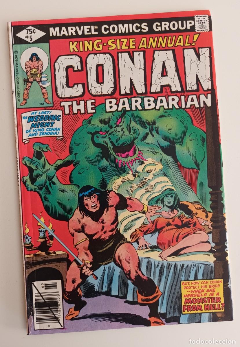 C&oacute;mics: Conan, king size annual n. 5. Original Usa
