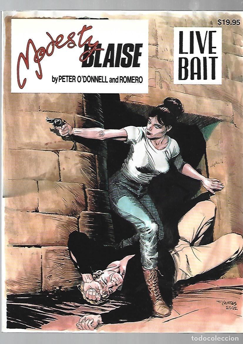 C&oacute;mics: Modesty Blaise: live bait, 2002, Manuscript Press, muy buen estado. Caja DA