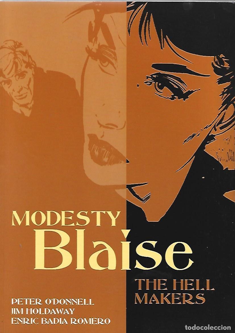 C&oacute;mics: Modesty Blaise: the hell makers, 2005, Titan Books, muy buen estado. Caja DA