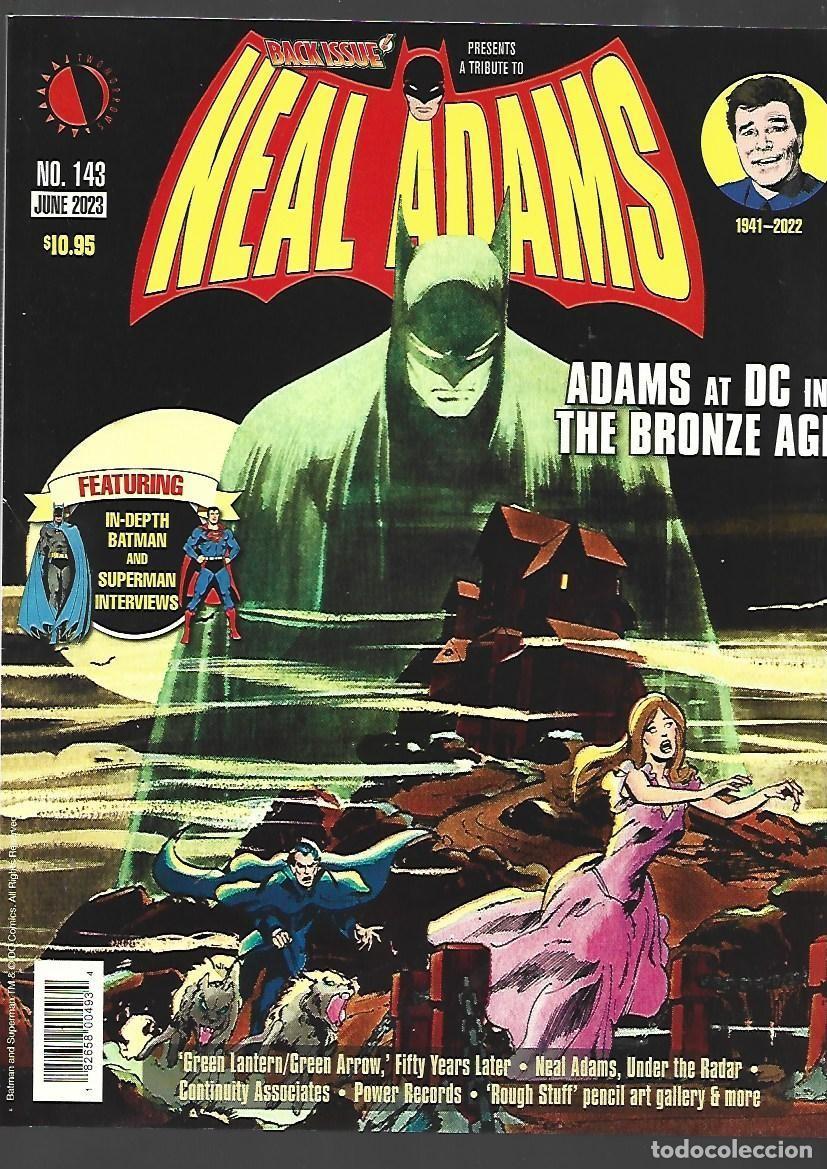 C&oacute;mics: Back issue 143: Neal Adams, 2023, TwoMorrows, impecable. Caja DA