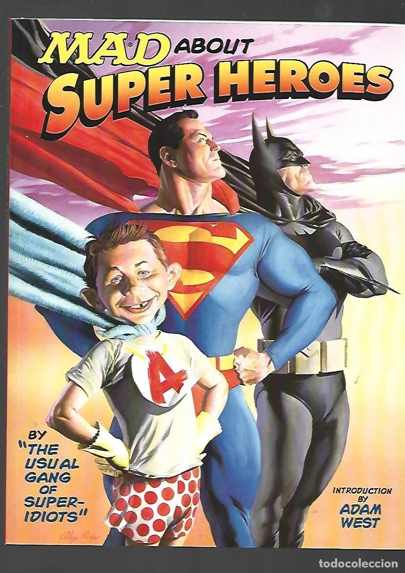 C&oacute;mics: Mad about super heroes, 2002, Mad Books, muy buen estado. Caja DA