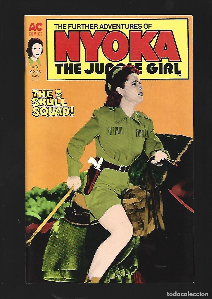 C&oacute;mics: Nyoka, the jungle girl, 3: the skull squad, 1988, AC Comics, impecable. Caja DA