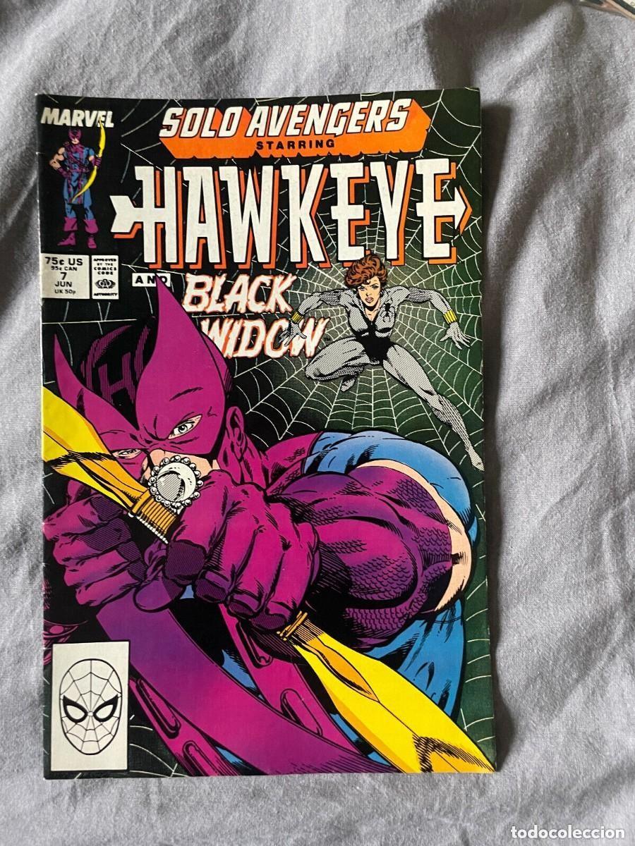 C&oacute;mics: Solo Avengers starring Hawkeye 7 . MARVEL COMICS.