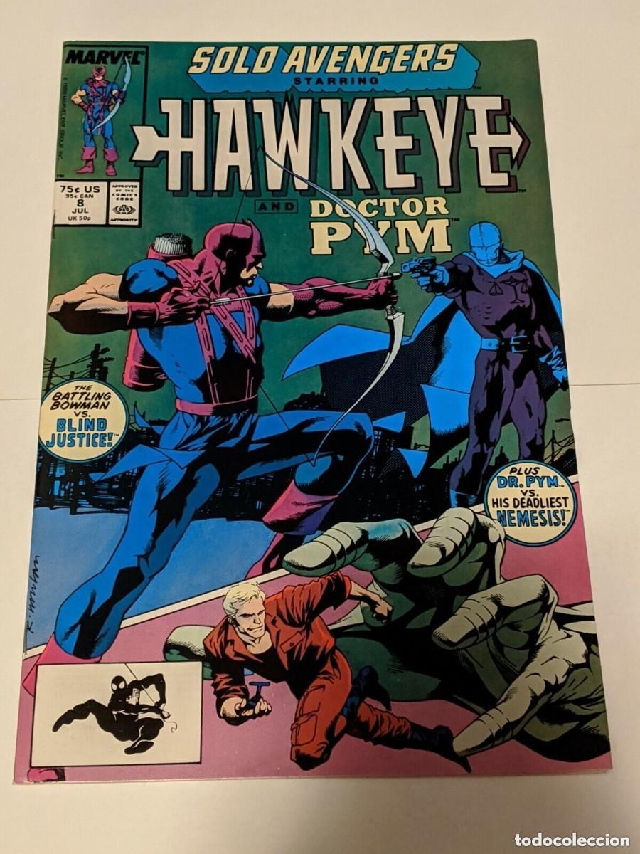 C&oacute;mics: Solo Avengers starring Hawkeye 8 . MARVEL COMICS.