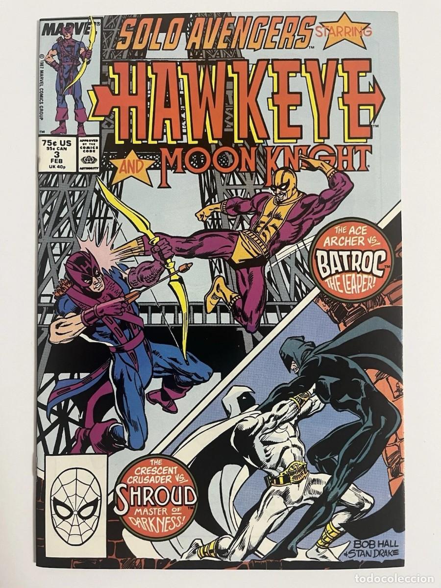 Comics: Solo Avengers starring Hawkeye 3 . MARVEL COMICS.