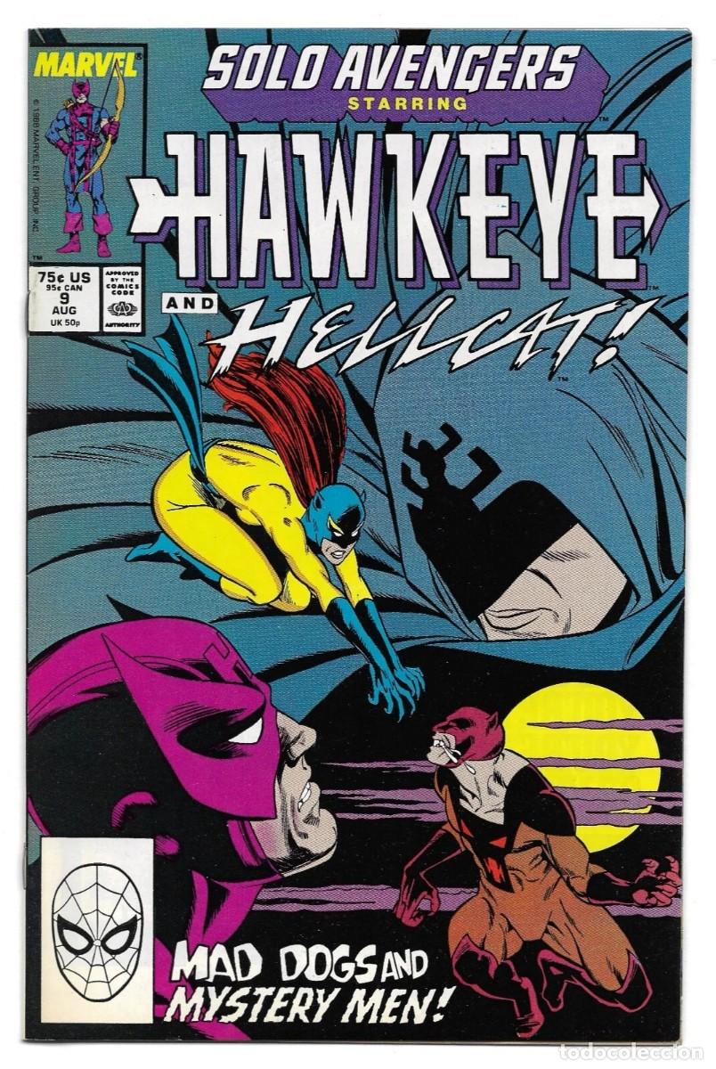 C&oacute;mics: Solo Avengers starring Hawkeye 9 . MARVEL COMICS.