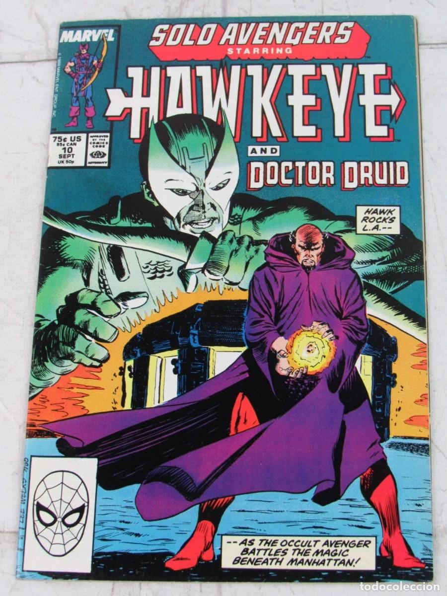 C&oacute;mics: Solo Avengers starring Hawkeye 10 . MARVEL COMICS.