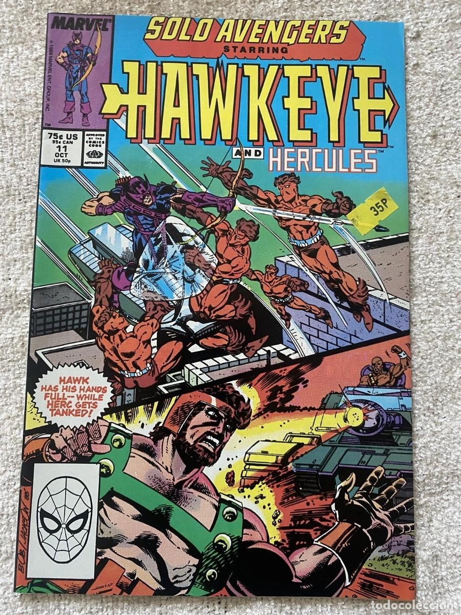 C&oacute;mics: Solo Avengers starring Hawkeye 11 . MARVEL COMICS.