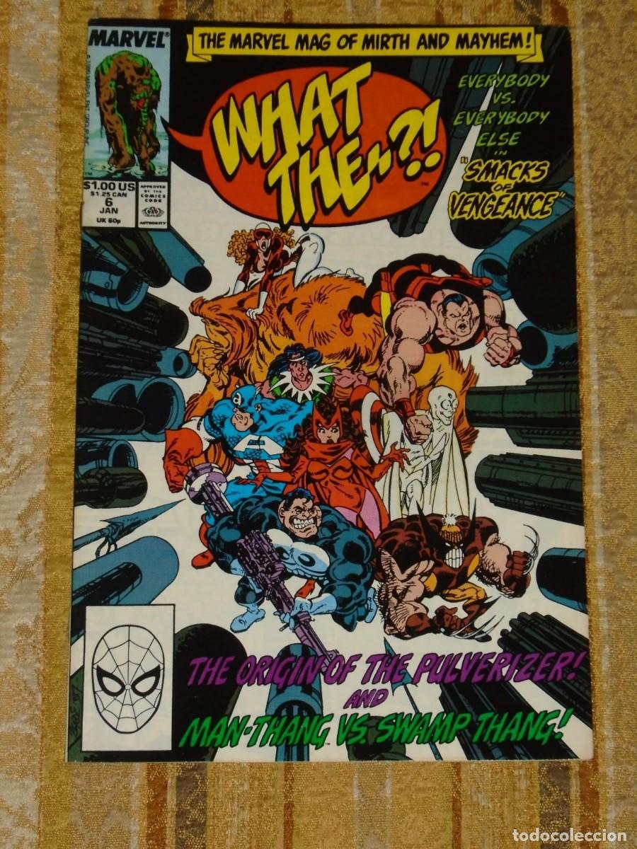 C&oacute;mics: What The -?! #6 Marvel Comics January Jan 1990