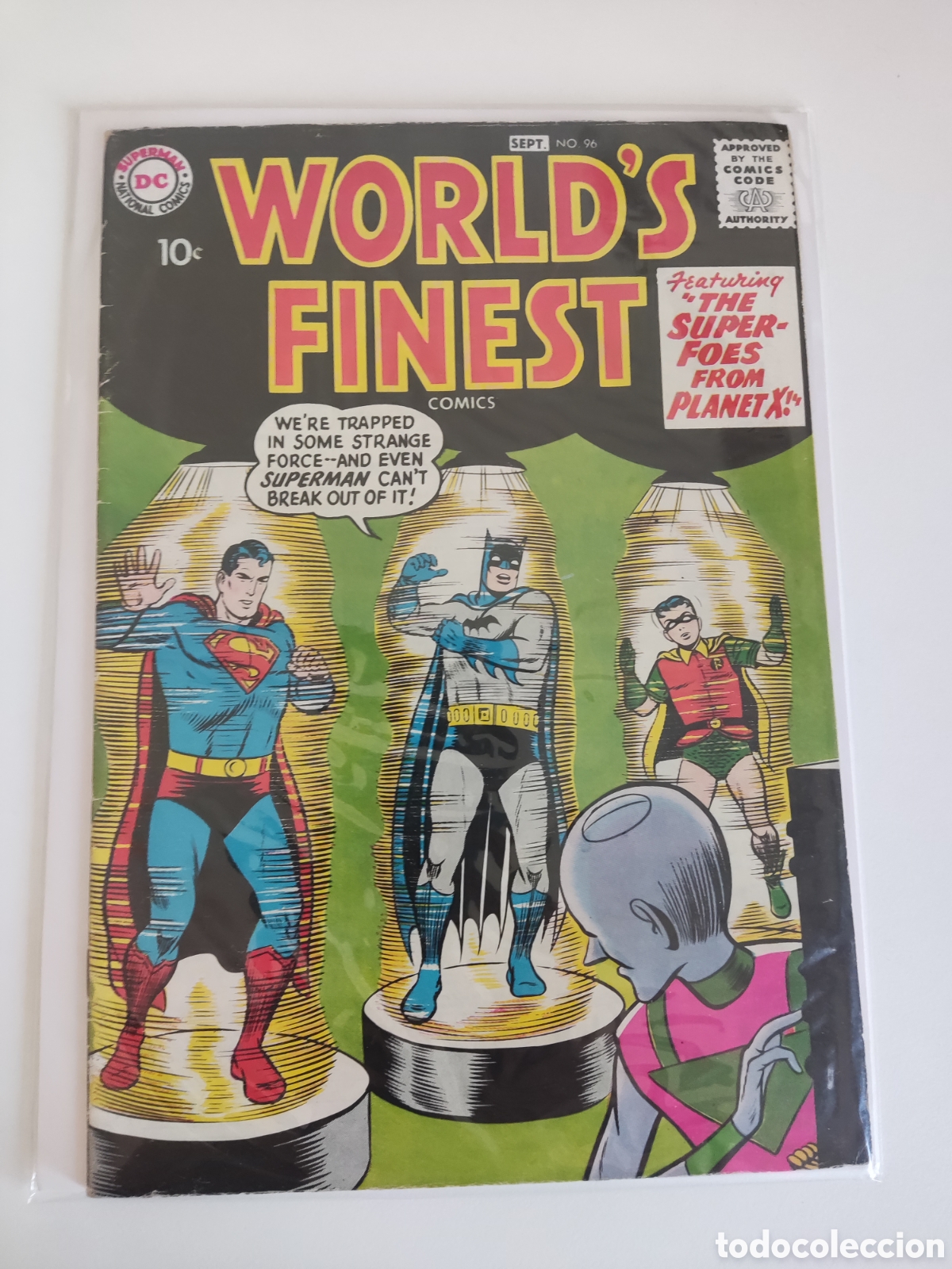 Comics : World Finest 96 DC 1958 Golden/Silver Age