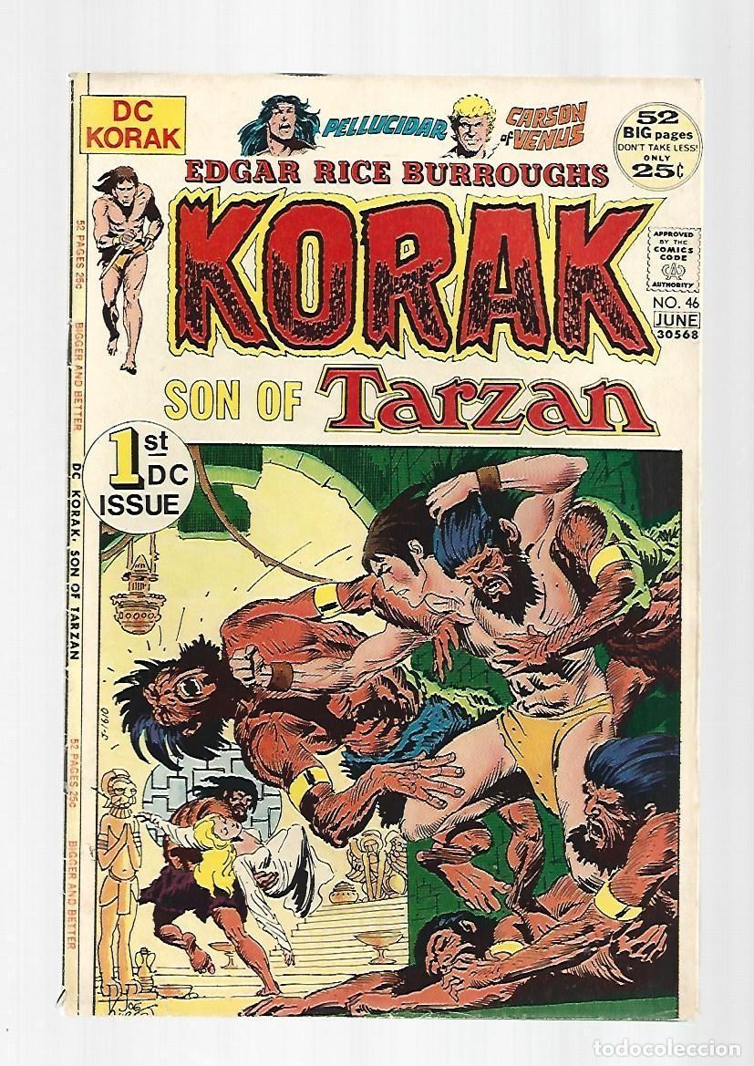 C&oacute;mics: Korak, son of Tarzan, 46, 1st DC issue, 1972, DC, muy buen estado. Caja DA