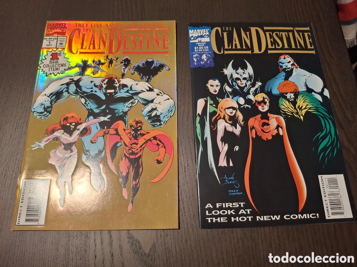 C&oacute;mics: Comic - Clandestine (1994 1st Series) #1 / Clandestine Preview (1994) #1 - Importacion - Davis