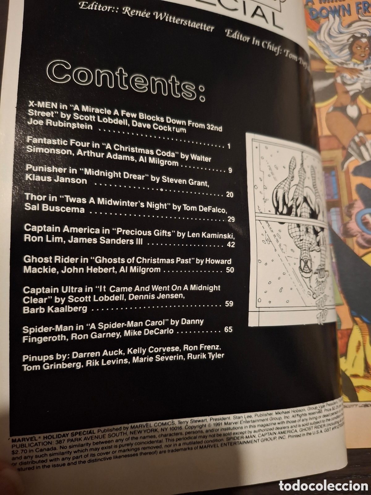 C&oacute;mics: Comics - Marvel Holiday Special (1991 Marvel) #1991, 1993, 1994 - Importacion - Foto 5