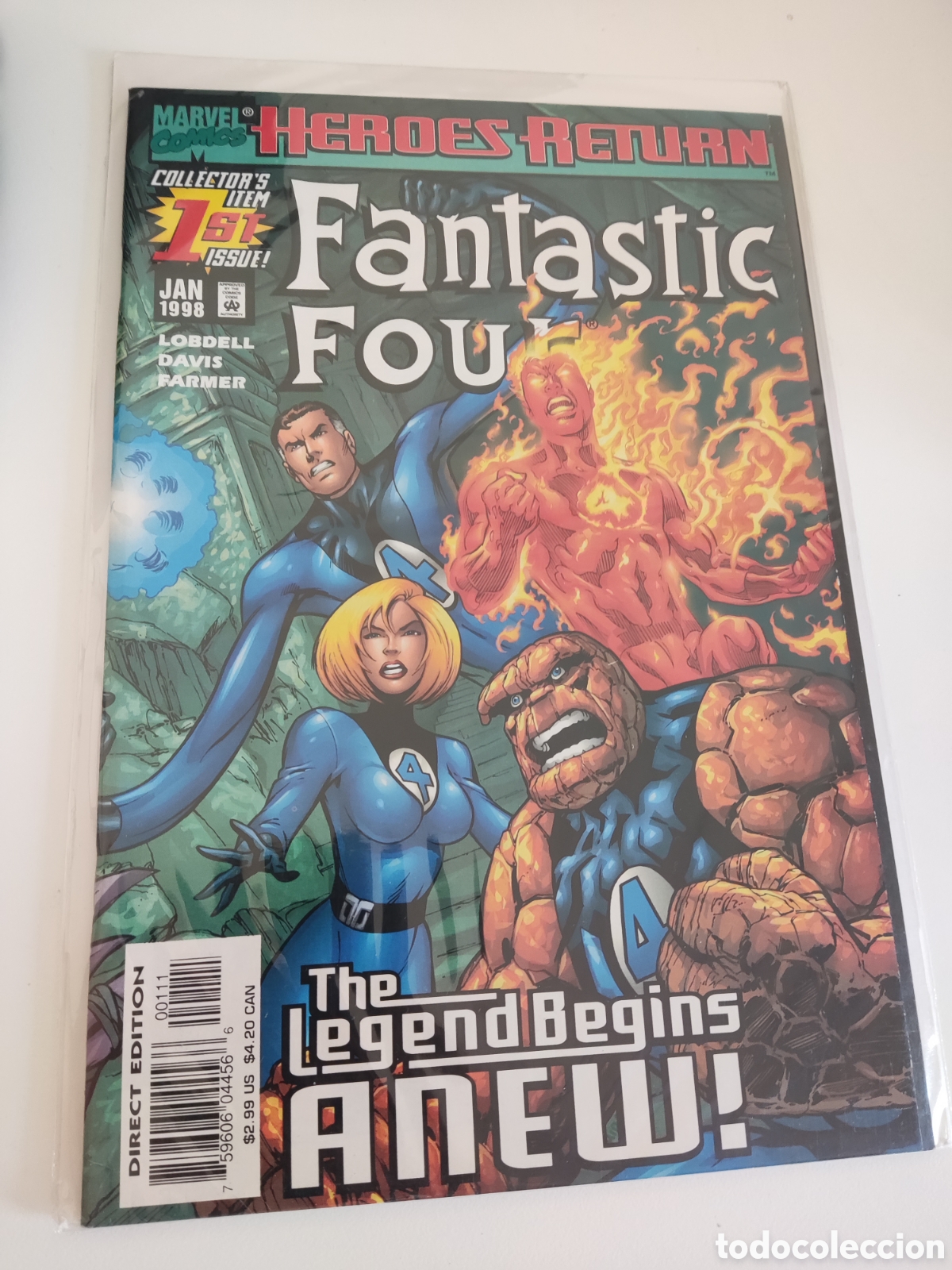 C&oacute;mics: Fantastic Four 1 Marvel 1998