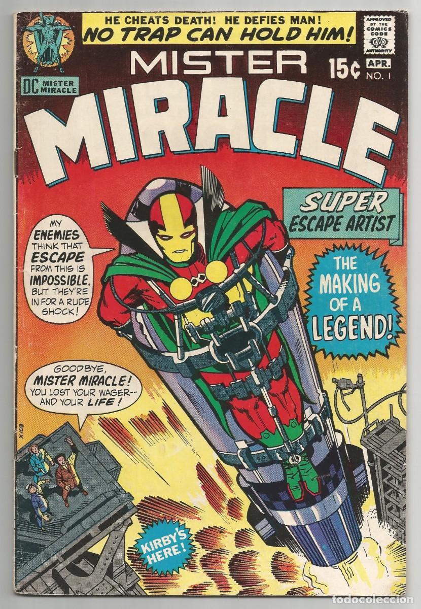 C&oacute;mics: MR. MIRACLE #1 al 18 lote completo de JACK KIRBY, DC COMICS 1971