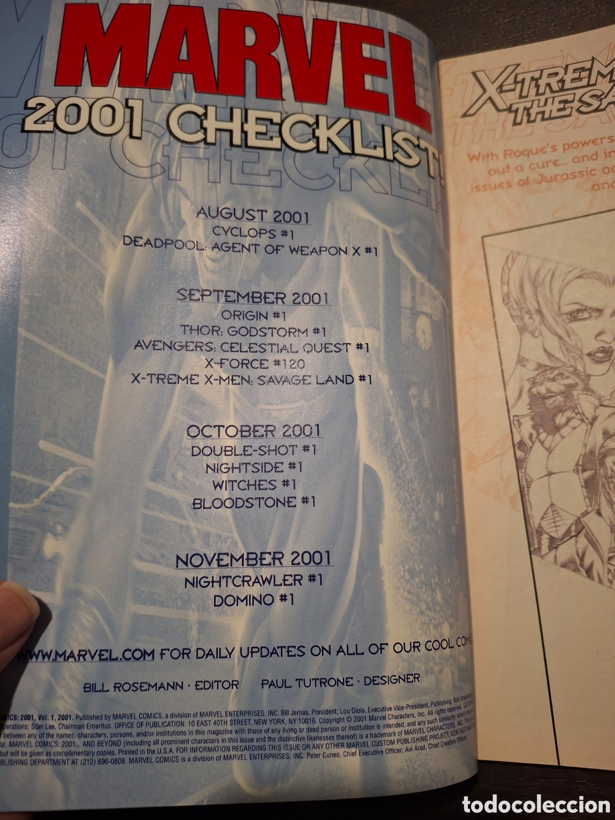 C&oacute;mics: Comics - Marvel Comics 2001 Official Convention - Importacion - - Foto 2