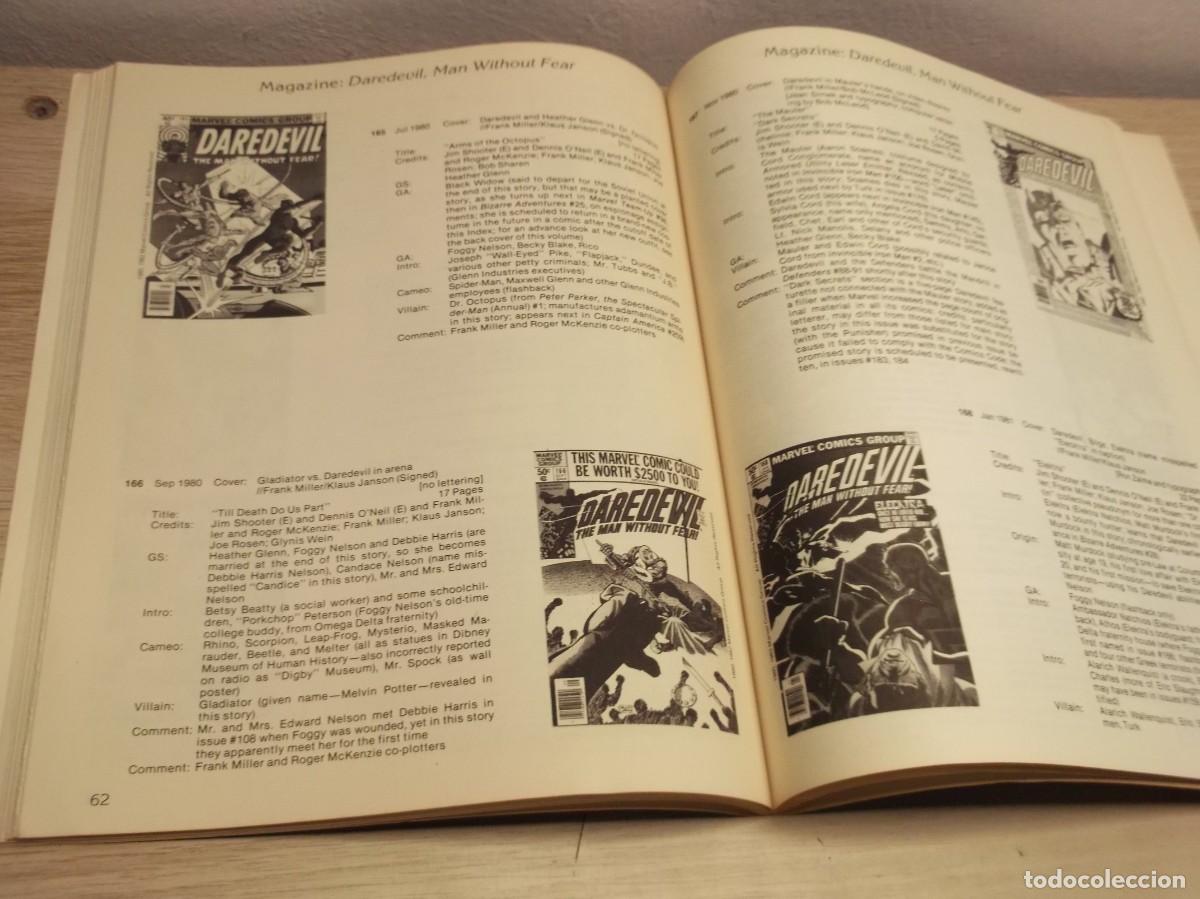 C&oacute;mics: Daredevil (The Marvel comics index) PART 9B Edici&oacute;n en Ingl&eacute;s 1982 - Foto 2
