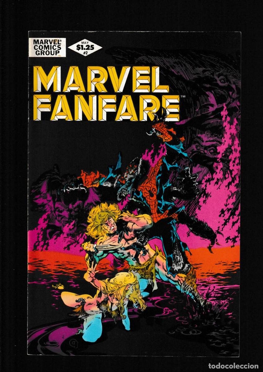 Comics : MARVEL FANFARE 2 - 1982 FN/VFN / SPIDER-MAN , X-MEN & KA-ZAR / CHRIS CLAREMONT & MICHAEL GOLDEN