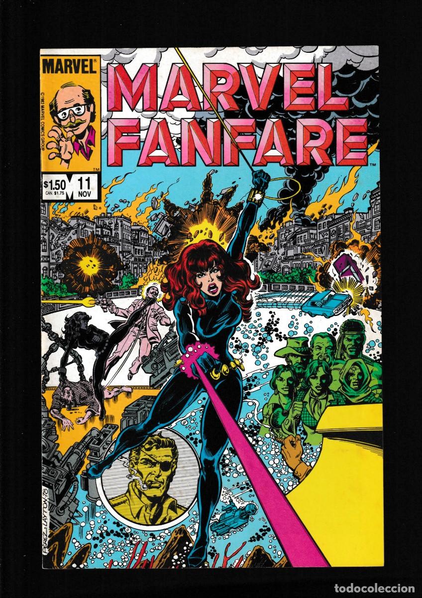 Comics: MARVEL FANFARE 11 - MARVEL 1983 VFN / BLACK WIDOW / GEORGE PEREZ