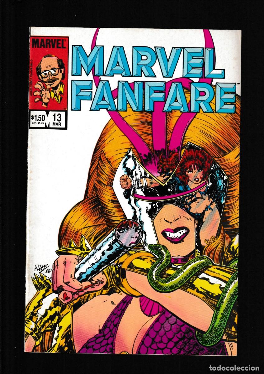 C&oacute;mics: MARVEL FANFARE 13 - MARVEL 1984 VFN / BLACK WIDOW / GEORGE PEREZ