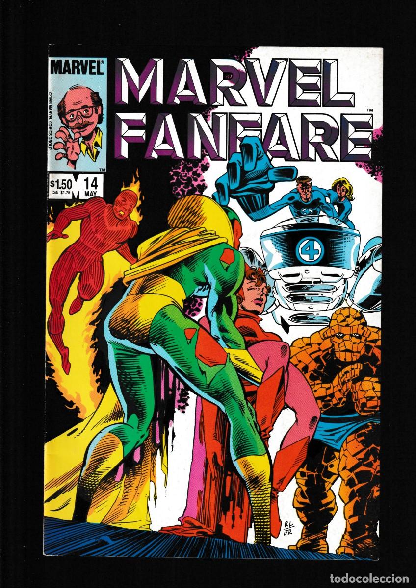 C&oacute;mics: MARVEL FANFARE 14 - MARVEL 1984 VFN / VISION & SCARLET WITCH VS FANTASTIC FOUR