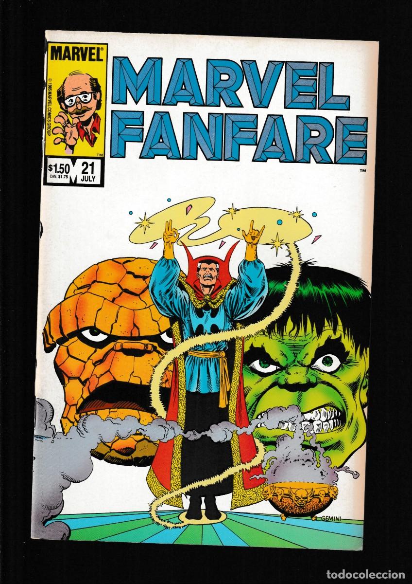 Comics: MARVEL FANFARE 21 - 1985 FN/VFN / THING VS HULK / DOCTOR STRANGE / JIM STARLIN