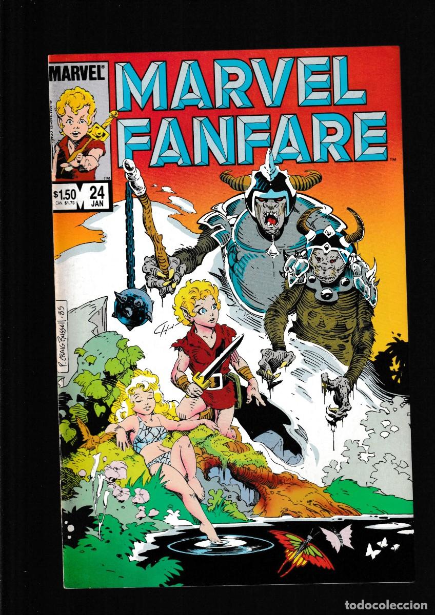 Comics : MARVEL FANFARE 24 - MARVEL 1986 VFN / WEIRDWORLD / MIKE PLOOG & CRAIG RUSSELL /BINARY CAROL DANVERS
