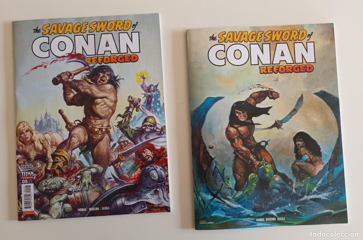 C&oacute;mics: The Savage Sword of Conan Reforged n. 5 y 6