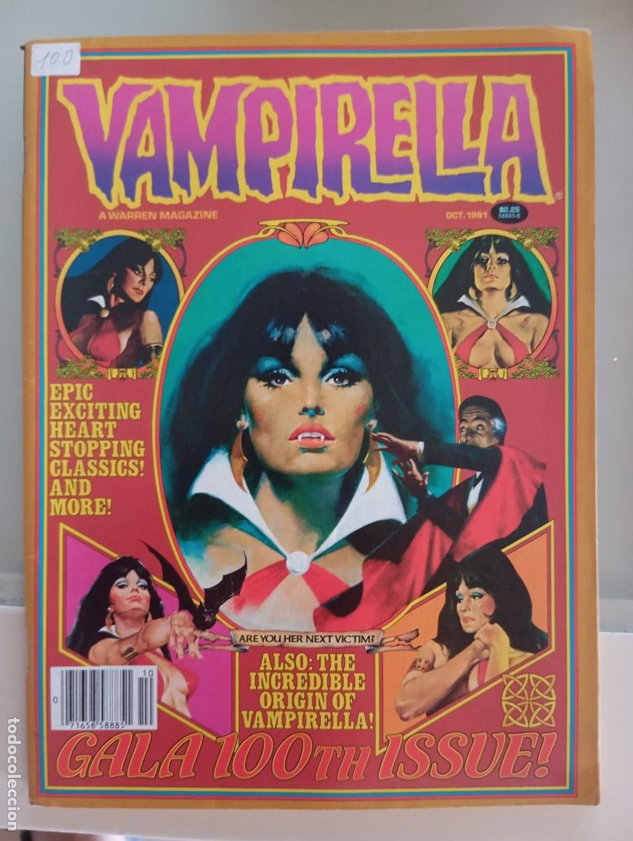 C&oacute;mics: VAMPIRELLA WARREN MAGAZINE 100 GALA 100TH ISSUE ORIGEN DE VAMPIRELLA