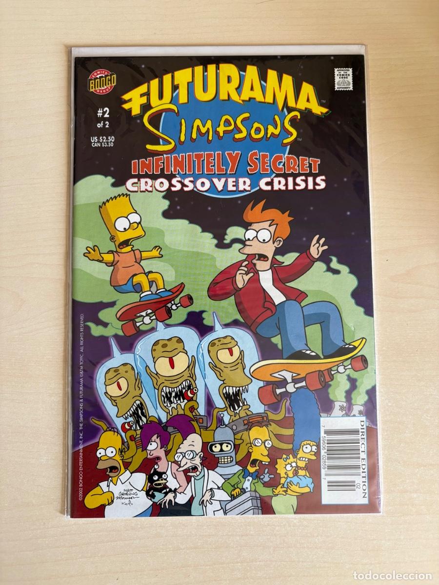 C&oacute;mics: Futurama / Simpsons: Infinitely Secret Crossover Crisis #2 (Bongo Comics USA, 2002)
