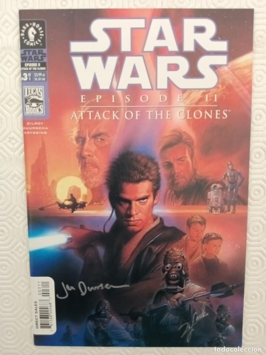 C&oacute;mics: STAR WARS EPISODE II #3 DOBLE FIRMA JAN DUURSEMA + TSUNEO SANDA Dark Horse