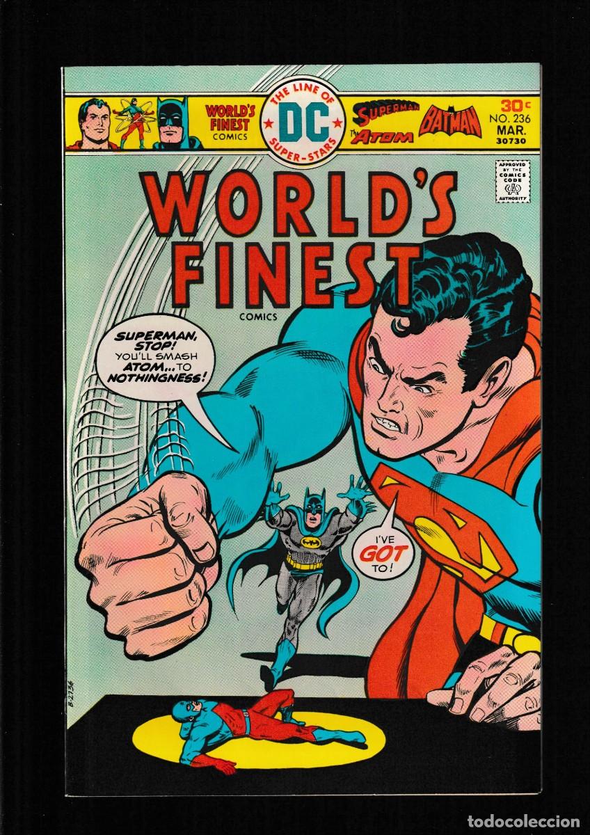 C&oacute;mics: WORLD'S FINEST 236 - DC 1976 VFN / SUPERMAN ATOM & BATMAN