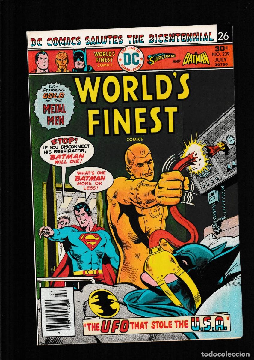 C&oacute;mics: WORLD'S FINEST 239 - DC 1976 FN/VFN / METAL MEN, SUPERMAN & BATMAN