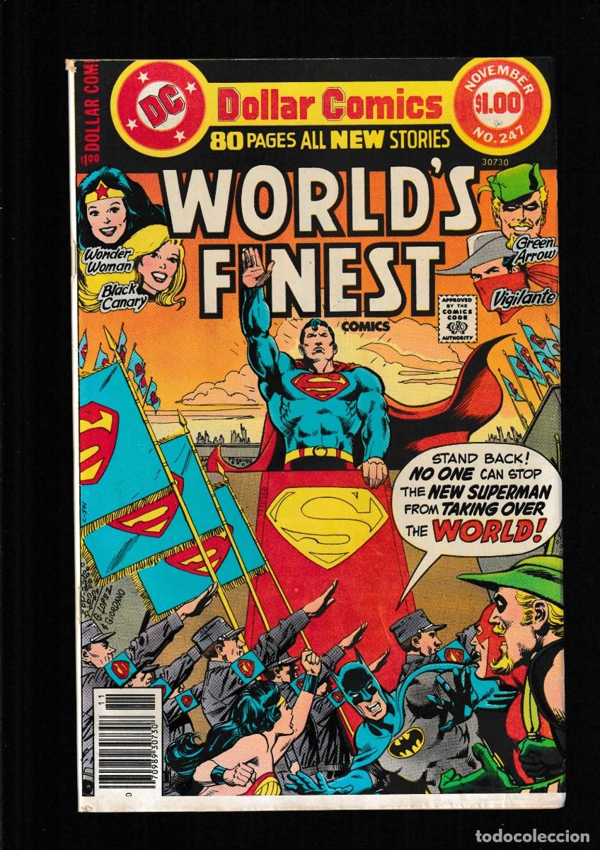 Comics: WORLD'S FINEST 247 - DC 1977 FN/VFN GIANT / SUPERMAN & BATMAN / GREEN ARROW / WONDER WOMAN