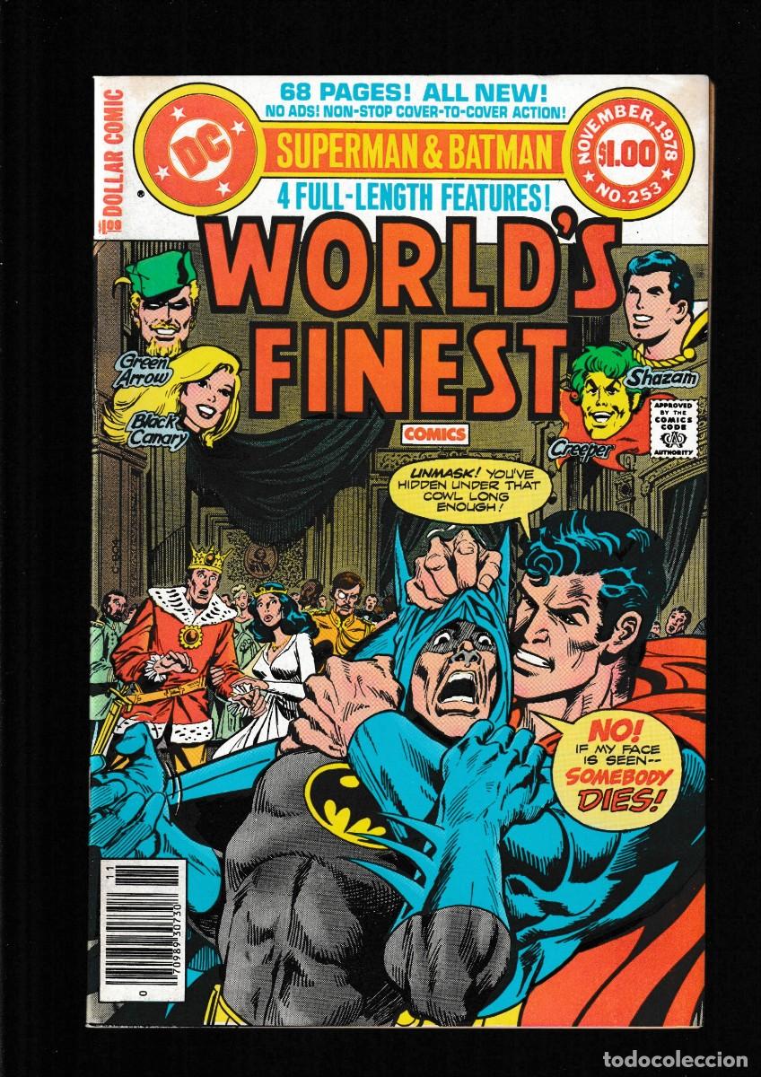 C&oacute;mics: WORLD'S FINEST 253 - DC 1978 VFN GIANT / SUPERMAN & BATMAN / GREEN ARROW / BLACK CANARY / SHAZAM