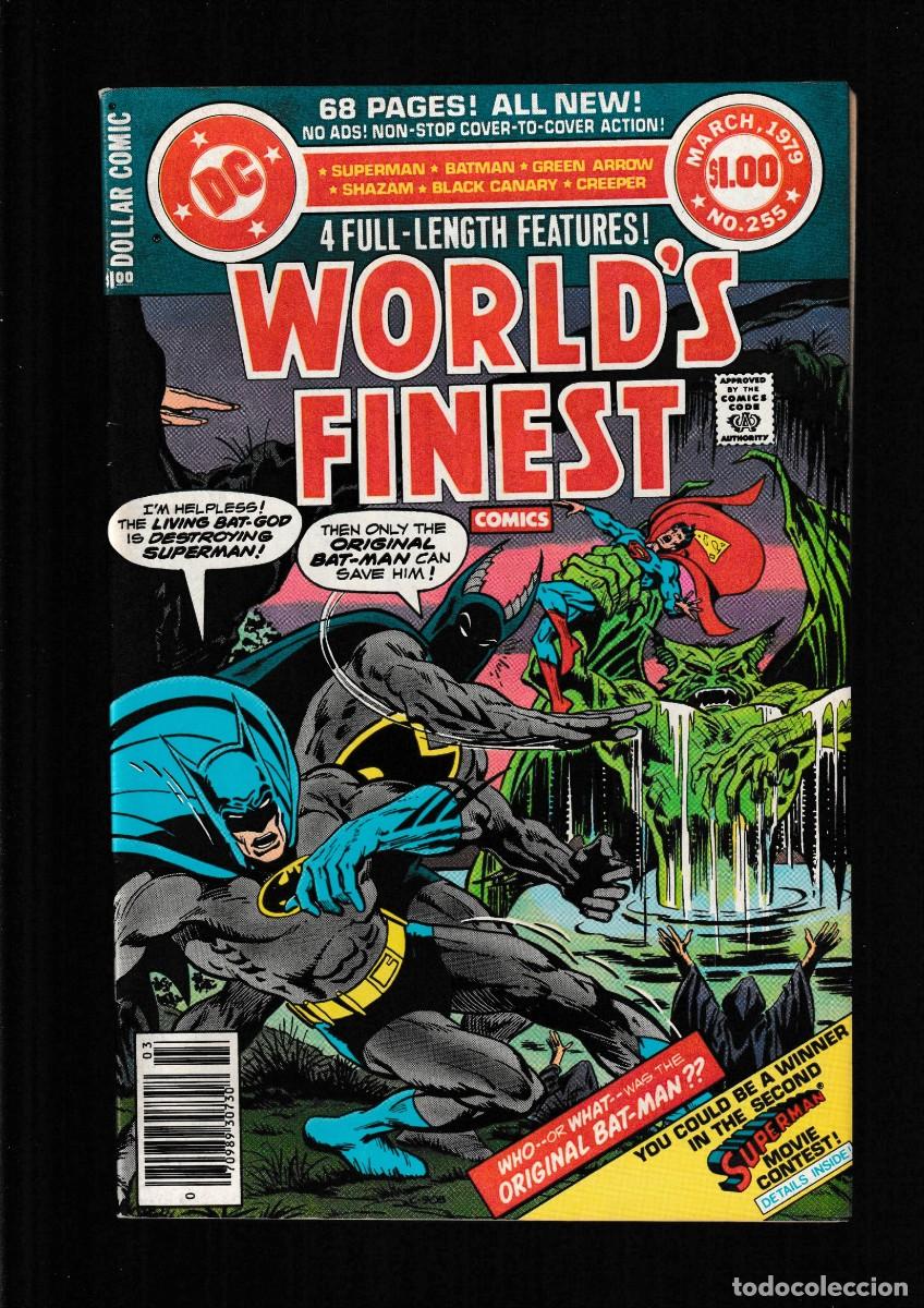 Comics: WORLD'S FINEST 255 - DC 1979 VFN GIANT / SUPERMAN & BATMAN / GREEN ARROW / BLACK CANARY / SHAZAM