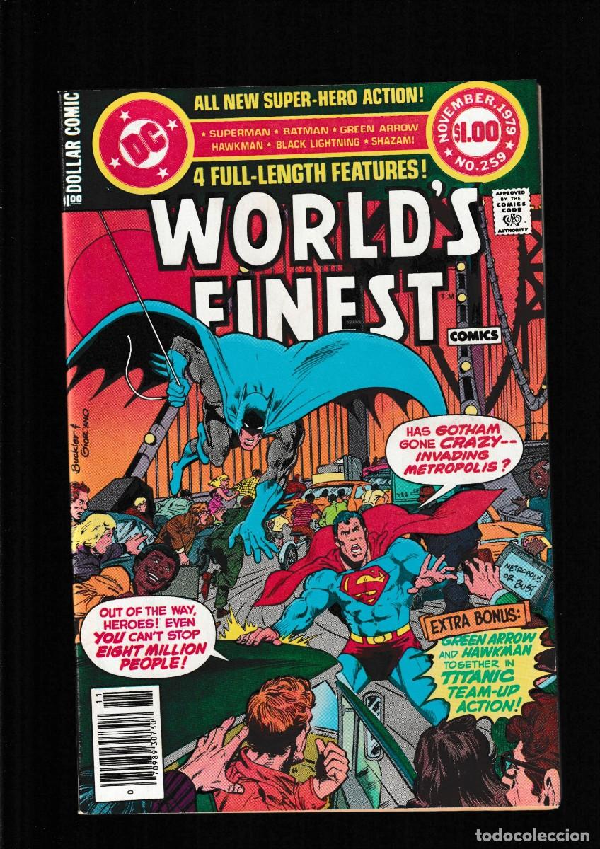 C&oacute;mics: WORLD'S FINEST 259 DC 1979 VFN GIANT / SUPERMAN & BATMAN / GREEN ARROW / HAWKMAN / SHAZAM